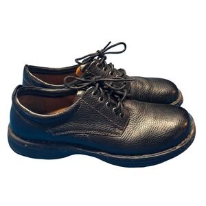 BORN Black Leather Lace Up Comfort Oxford Dress Shoes Men 13 Thick Sole Comfort